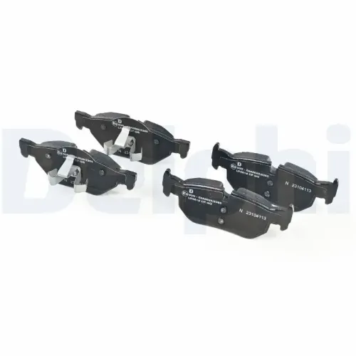 Bremsbelagsatz, Scheibenbremse DELPHI LP3618 Bild Bremsbelagsatz, Scheibenbremse DELPHI LP3618