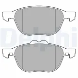 Bremsbelagsatz, Scheibenbremse DELPHI LP3650