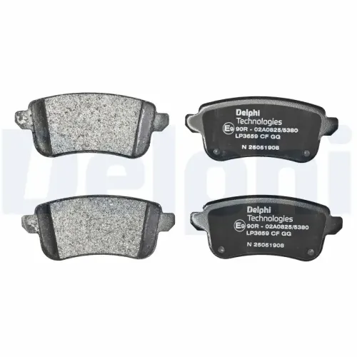 Bremsbelagsatz, Scheibenbremse DELPHI LP3659 Bild Bremsbelagsatz, Scheibenbremse DELPHI LP3659