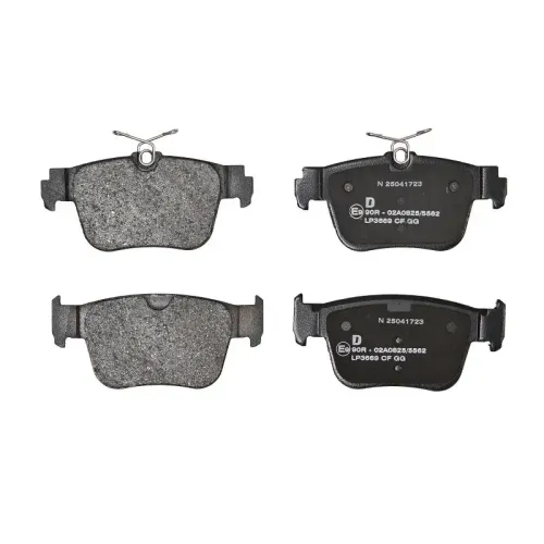 Bremsbelagsatz, Scheibenbremse DELPHI LP3669 Bild Bremsbelagsatz, Scheibenbremse DELPHI LP3669