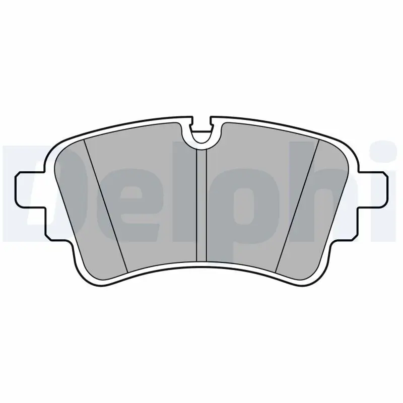 Bremsbelagsatz, Scheibenbremse DELPHI LP3670