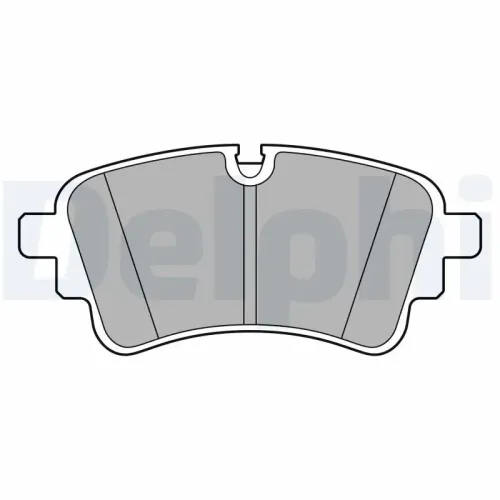 Bremsbelagsatz, Scheibenbremse DELPHI LP3670 Bild Bremsbelagsatz, Scheibenbremse DELPHI LP3670