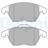 Bremsbelagsatz, Scheibenbremse Vorderachse DELPHI LP3684