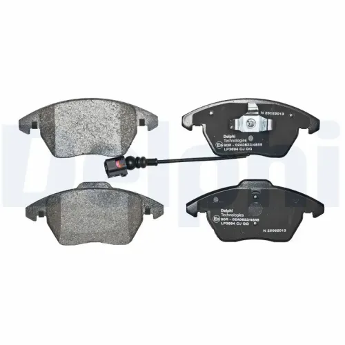 Bremsbelagsatz, Scheibenbremse DELPHI LP3694 Bild Bremsbelagsatz, Scheibenbremse DELPHI LP3694
