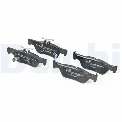Bremsbelagsatz, Scheibenbremse DELPHI LP3695 Bild Bremsbelagsatz, Scheibenbremse DELPHI LP3695