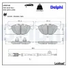 Bremsbelagsatz, Scheibenbremse Vorderachse DELPHI LP3719 Bild Bremsbelagsatz, Scheibenbremse Vorderachse DELPHI LP3719