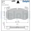 Bremsbelagsatz, Scheibenbremse DELPHI LP3728 Bild Bremsbelagsatz, Scheibenbremse DELPHI LP3728