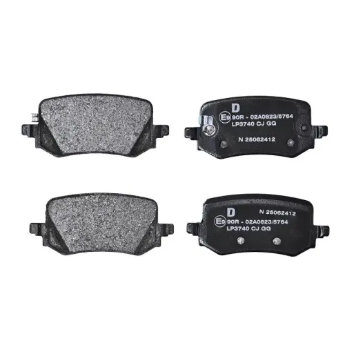 Bremsbelagsatz, Scheibenbremse Hinterachse DELPHI LP3740 Bild Bremsbelagsatz, Scheibenbremse Hinterachse DELPHI LP3740