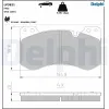 Bremsbelagsatz, Scheibenbremse DELPHI LP3821 Bild Bremsbelagsatz, Scheibenbremse DELPHI LP3821