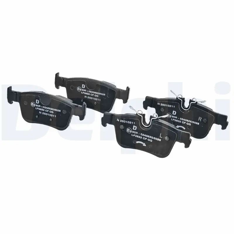 Bremsbelagsatz, Scheibenbremse DELPHI LP3833