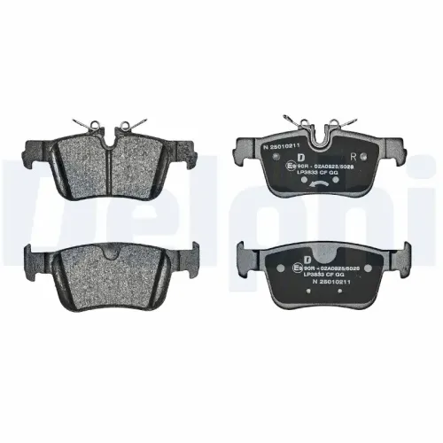 Bremsbelagsatz, Scheibenbremse DELPHI LP3833 Bild Bremsbelagsatz, Scheibenbremse DELPHI LP3833