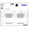 Bremsbelagsatz, Scheibenbremse Hinterachse DELPHI LP3845 Bild Bremsbelagsatz, Scheibenbremse Hinterachse DELPHI LP3845