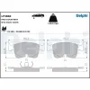 Bremsbelagsatz, Scheibenbremse DELPHI LP3860 Bild Bremsbelagsatz, Scheibenbremse DELPHI LP3860