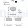 Bremsbelagsatz, Scheibenbremse Hinterachse DELPHI LP3863 Bild Bremsbelagsatz, Scheibenbremse Hinterachse DELPHI LP3863