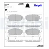 Bremsbelagsatz, Scheibenbremse Vorderachse DELPHI LP3906 Bild Bremsbelagsatz, Scheibenbremse Vorderachse DELPHI LP3906