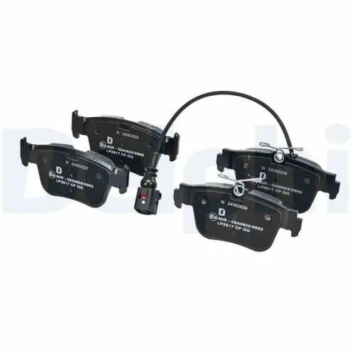 Bremsbelagsatz, Scheibenbremse DELPHI LP3917 Bild Bremsbelagsatz, Scheibenbremse DELPHI LP3917