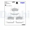 Bremsbelagsatz, Scheibenbremse Vorderachse DELPHI LP3928 Bild Bremsbelagsatz, Scheibenbremse Vorderachse DELPHI LP3928