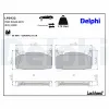 Bremsbelagsatz, Scheibenbremse DELPHI LP3932 Bild Bremsbelagsatz, Scheibenbremse DELPHI LP3932