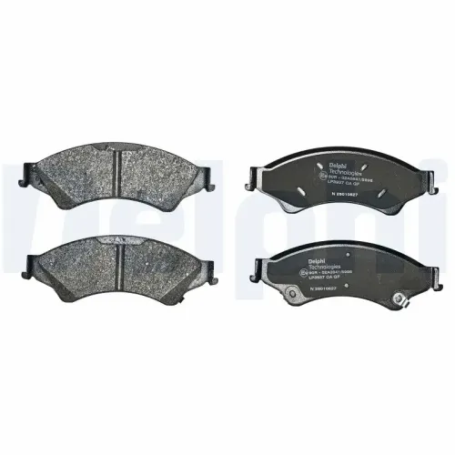 Bremsbelagsatz, Scheibenbremse DELPHI LP3937 Bild Bremsbelagsatz, Scheibenbremse DELPHI LP3937