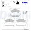 Bremsbelagsatz, Scheibenbremse Hinterachse DELPHI LP3944 Bild Bremsbelagsatz, Scheibenbremse Hinterachse DELPHI LP3944