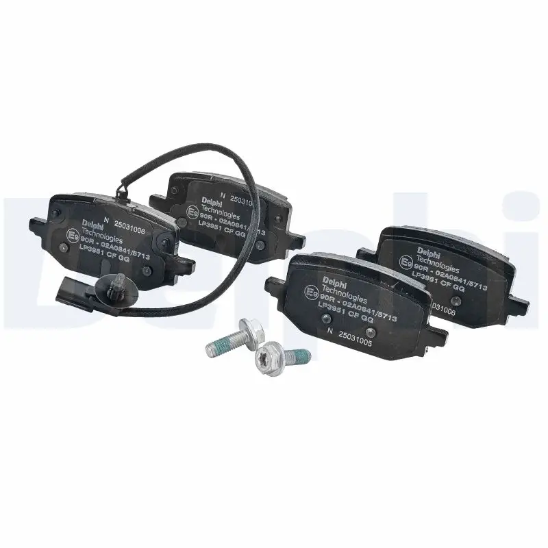 Bremsbelagsatz, Scheibenbremse DELPHI LP3951