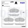 Bremsbelagsatz, Scheibenbremse Vorderachse DELPHI LP3964