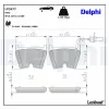 Bremsbelagsatz, Scheibenbremse Vorderachse DELPHI LP3977 Bild Bremsbelagsatz, Scheibenbremse Vorderachse DELPHI LP3977