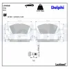 Bremsbelagsatz, Scheibenbremse Vorderachse DELPHI LP4068 Bild Bremsbelagsatz, Scheibenbremse Vorderachse DELPHI LP4068