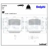 Bremsbelagsatz, Scheibenbremse Hinterachse DELPHI LP4070 Bild Bremsbelagsatz, Scheibenbremse Hinterachse DELPHI LP4070