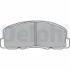 Bremsbelagsatz, Scheibenbremse Vorderachse DELPHI LP458 Bild Bremsbelagsatz, Scheibenbremse Vorderachse DELPHI LP458