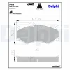 Bremsbelagsatz, Scheibenbremse DELPHI LP468 Bild Bremsbelagsatz, Scheibenbremse DELPHI LP468