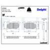 Bremsbelagsatz, Scheibenbremse DELPHI LP490 Bild Bremsbelagsatz, Scheibenbremse DELPHI LP490