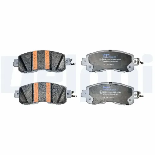 Bremsbelagsatz, Scheibenbremse Vorderachse DELPHI LP5003EV Bild Bremsbelagsatz, Scheibenbremse Vorderachse DELPHI LP5003EV