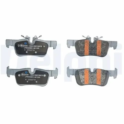 Bremsbelagsatz, Scheibenbremse Hinterachse DELPHI LP5008EV Bild Bremsbelagsatz, Scheibenbremse Hinterachse DELPHI LP5008EV