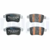 Bremsbelagsatz, Scheibenbremse Hinterachse DELPHI LP5012EV