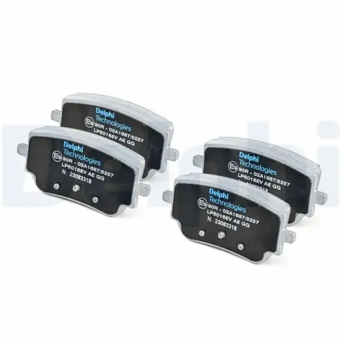 Bremsbelagsatz, Scheibenbremse DELPHI LP5016EV Bild Bremsbelagsatz, Scheibenbremse DELPHI LP5016EV