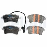 Bremsbelagsatz, Scheibenbremse Vorderachse DELPHI LP5018EV