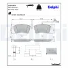 Bremsbelagsatz, Scheibenbremse Vorderachse DELPHI LP5018EV Bild Bremsbelagsatz, Scheibenbremse Vorderachse DELPHI LP5018EV