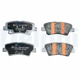 Bremsbelagsatz, Scheibenbremse Hinterachse DELPHI LP5020EV
