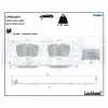 Bremsbelagsatz, Scheibenbremse Vorderachse Vorderachse DELPHI LP5022EV