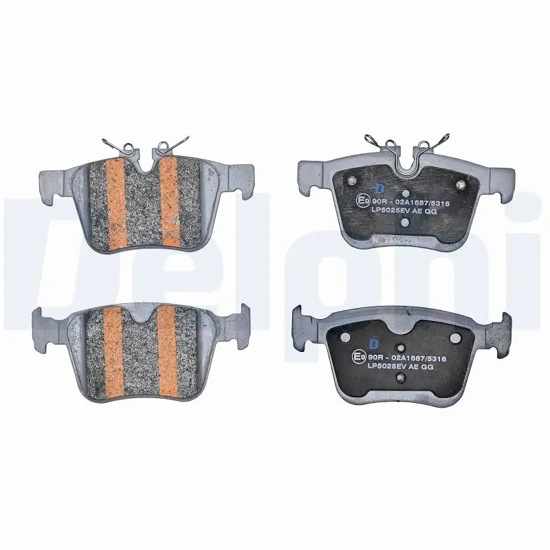 Bremsbelagsatz, Scheibenbremse DELPHI LP5025EV