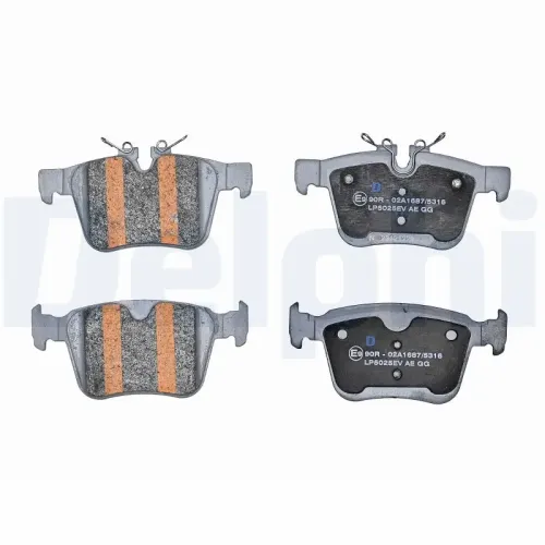 Bremsbelagsatz, Scheibenbremse DELPHI LP5025EV Bild Bremsbelagsatz, Scheibenbremse DELPHI LP5025EV