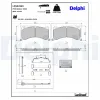 Bremsbelagsatz, Scheibenbremse Vorderachse DELPHI LP5029EV