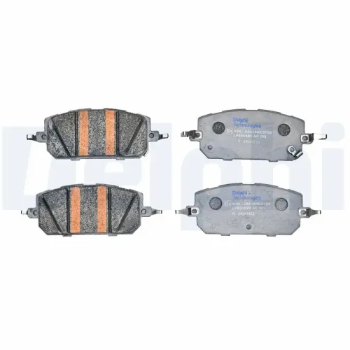 Bremsbelagsatz, Scheibenbremse Vorderachse DELPHI LP5045EV Bild Bremsbelagsatz, Scheibenbremse Vorderachse DELPHI LP5045EV