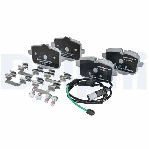 Bremsbelagsatz, Scheibenbremse Hinterachse DELPHI LP5051EV Bild Bremsbelagsatz, Scheibenbremse Hinterachse DELPHI LP5051EV