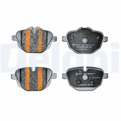 Bremsbelagsatz, Scheibenbremse Hinterachse DELPHI LP5052EV Bild Bremsbelagsatz, Scheibenbremse Hinterachse DELPHI LP5052EV