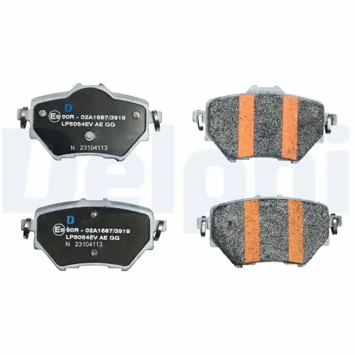 Bremsbelagsatz, Scheibenbremse Hinterachse DELPHI LP5054EV Bild Bremsbelagsatz, Scheibenbremse Hinterachse DELPHI LP5054EV