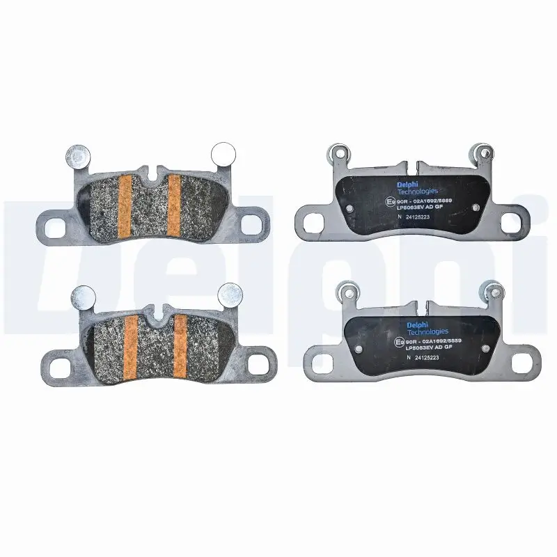 Bremsbelagsatz, Scheibenbremse DELPHI LP5063EV