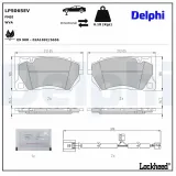 Bremsbelagsatz, Scheibenbremse DELPHI LP5065EV