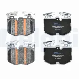 Bremsbelagsatz, Scheibenbremse Vorderachse DELPHI LP5066EV